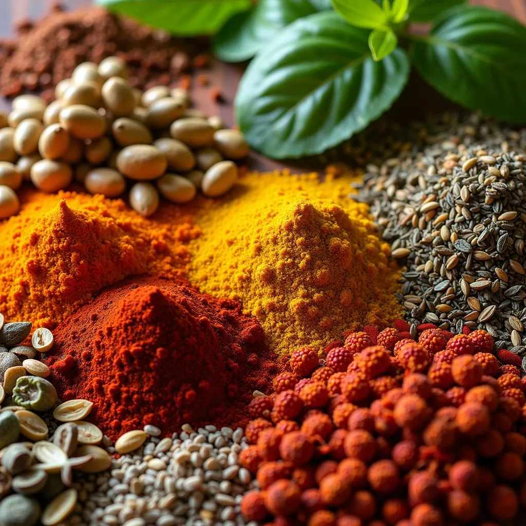 Herbs and Spices for Seasoning Dehydrated Food 