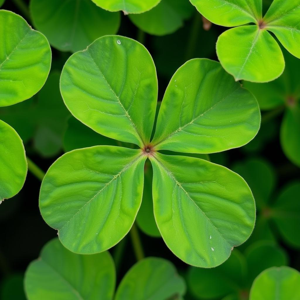 Close up of clover and chicory