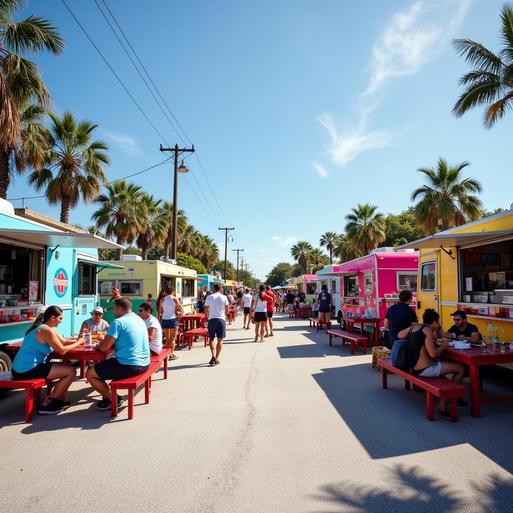 Food Truck Park in Cocoa Beach