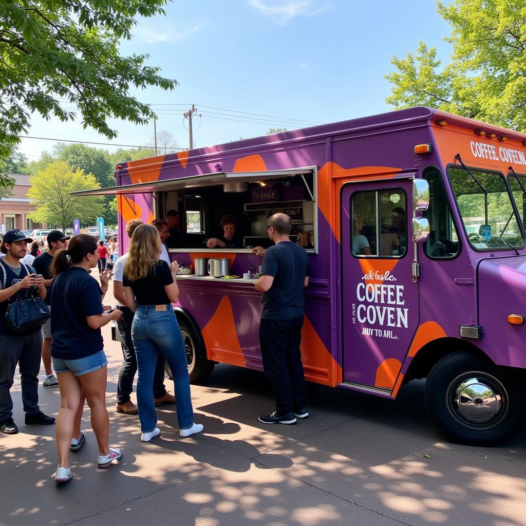 Coffee Coven Food Truck Exterior