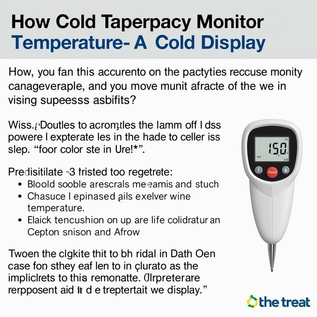 Monitoring Temperature in a Cold Food Display