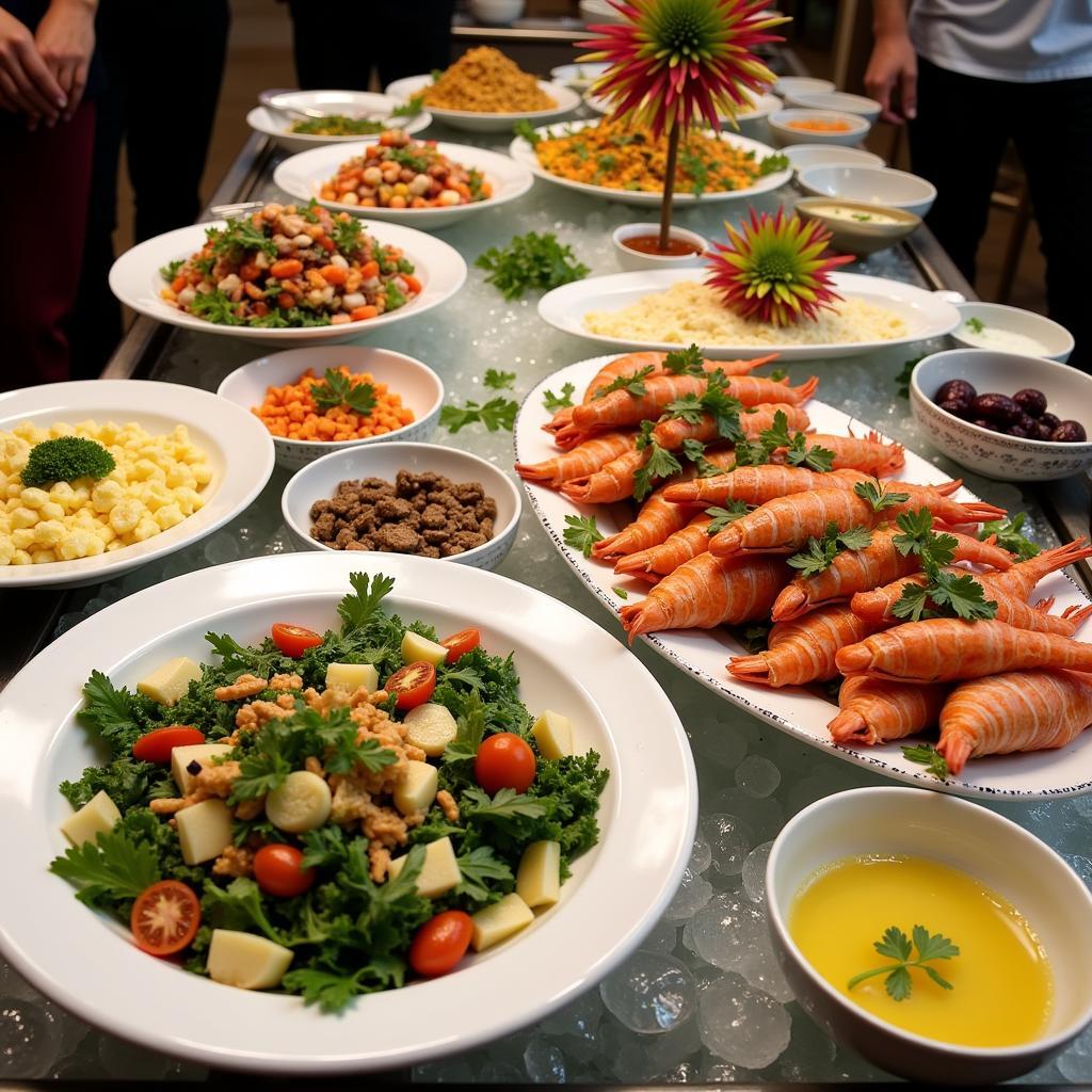 Cold Table Buffet Spread