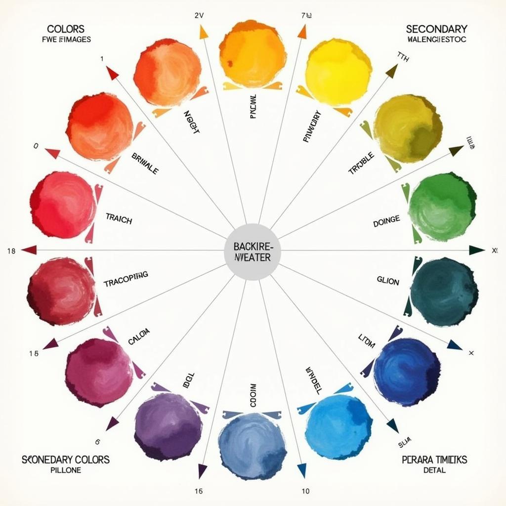 Food Coloring Mixing Chart