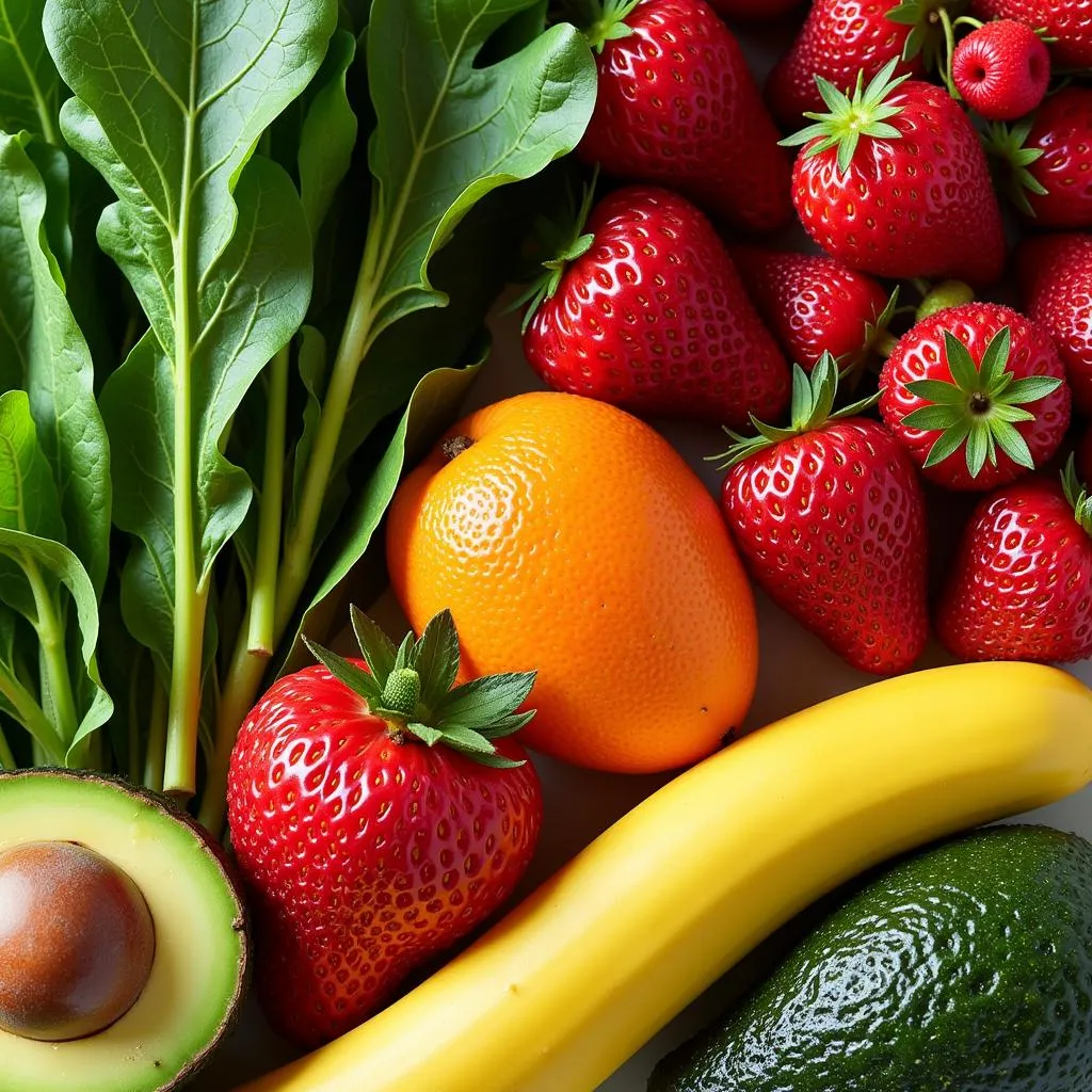 Assortment of Fruits and Vegetables