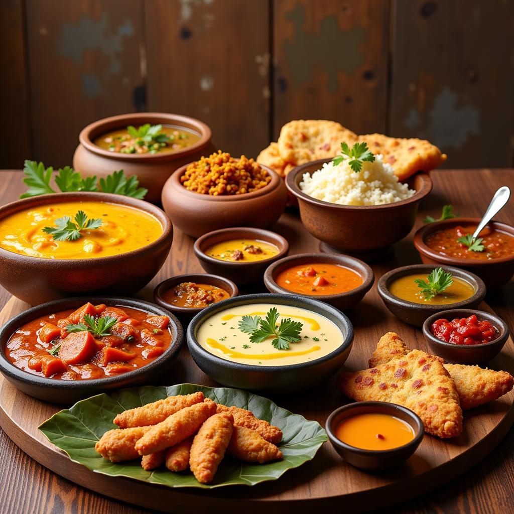 Indian Chacha Food Display