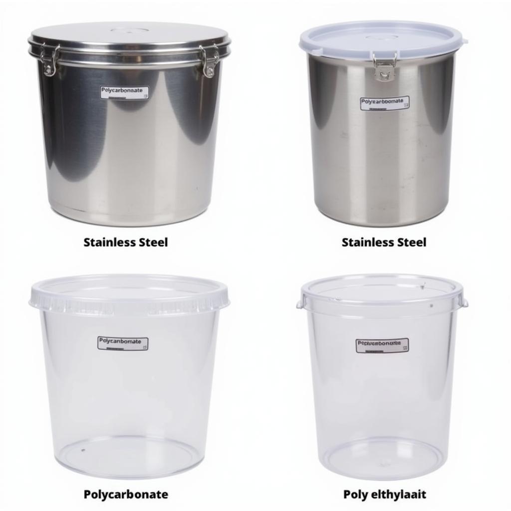 Commercial Food Bin Materials