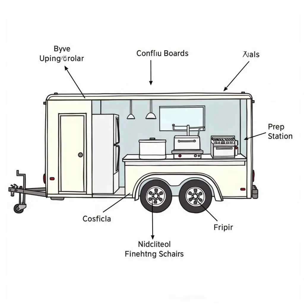 Food Trailer Kitchen Equipment Layout