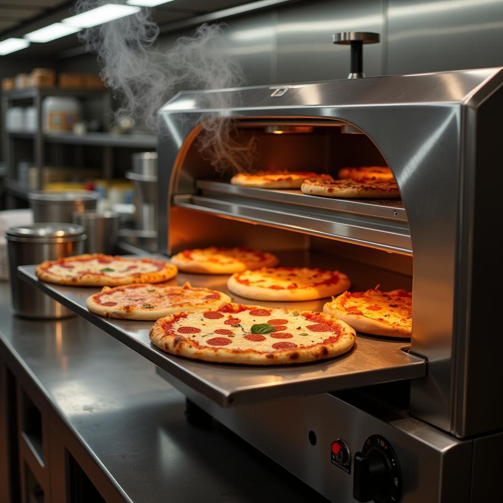 Commercial Pizza Warmer in Restaurant