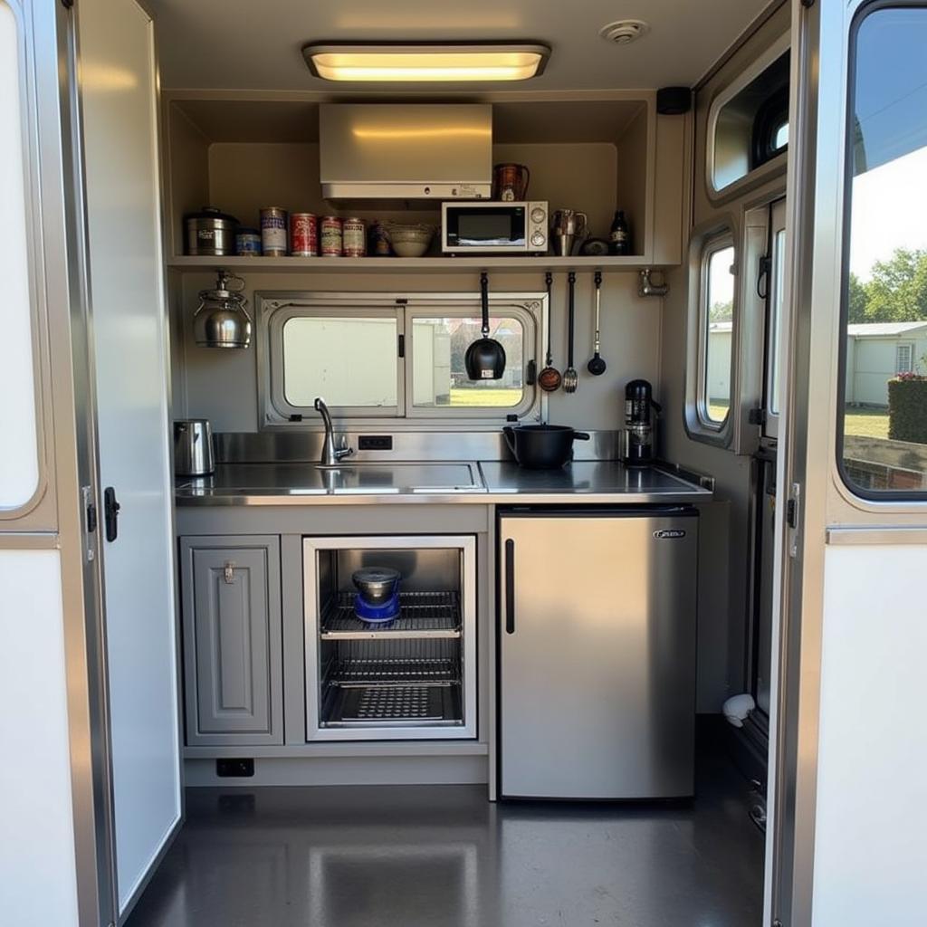 Compact Food Truck Kitchen