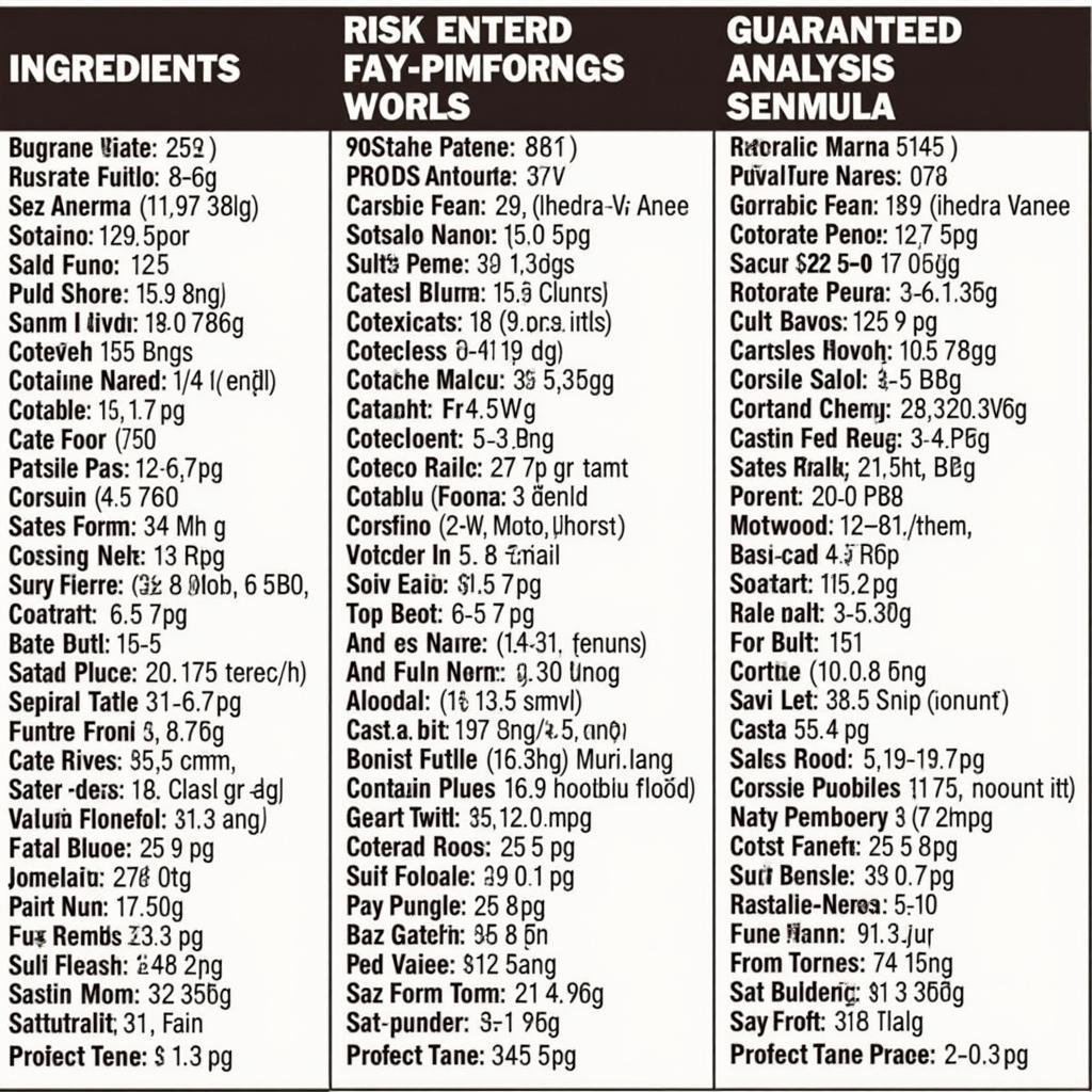 Close-up of different Berkeley and Jensen dog food labels