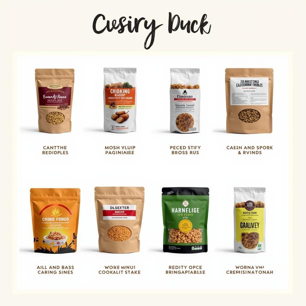 Comparing Packaging of Different Dehydrated Food Brands