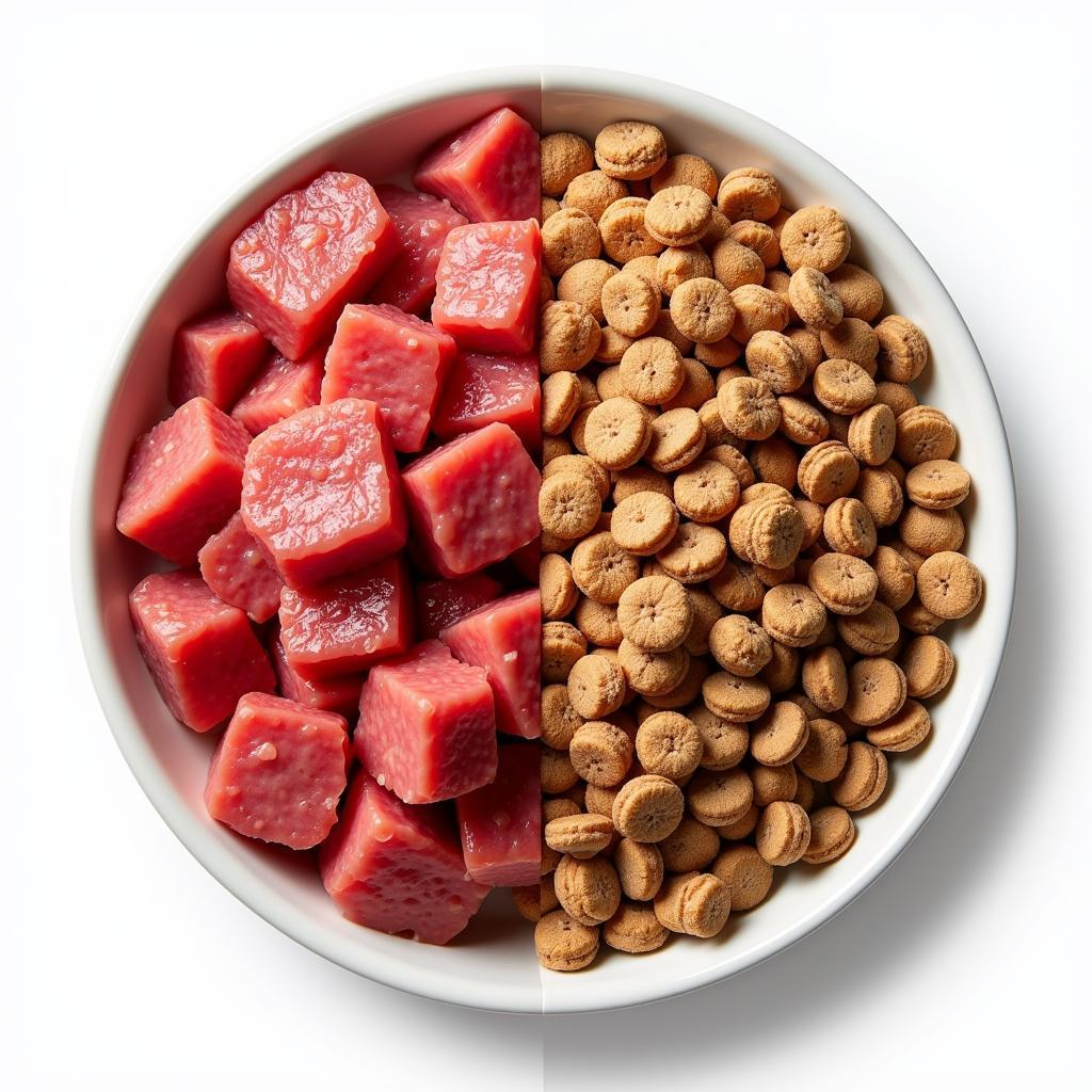 Fresh Meat Dog Food vs. Kibble