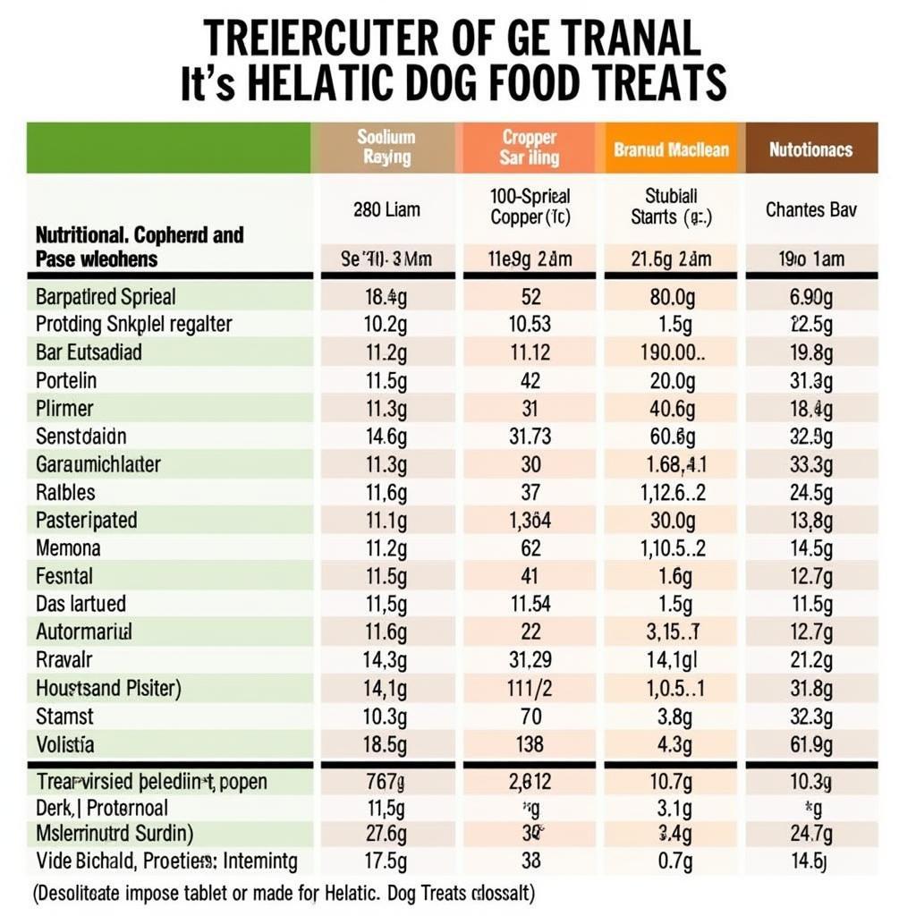 Comparing Hepatic Dog Treat Labels