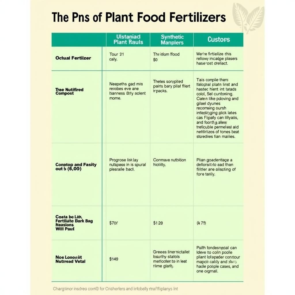 Comparing Different Types of Plant Food and Fertilizer