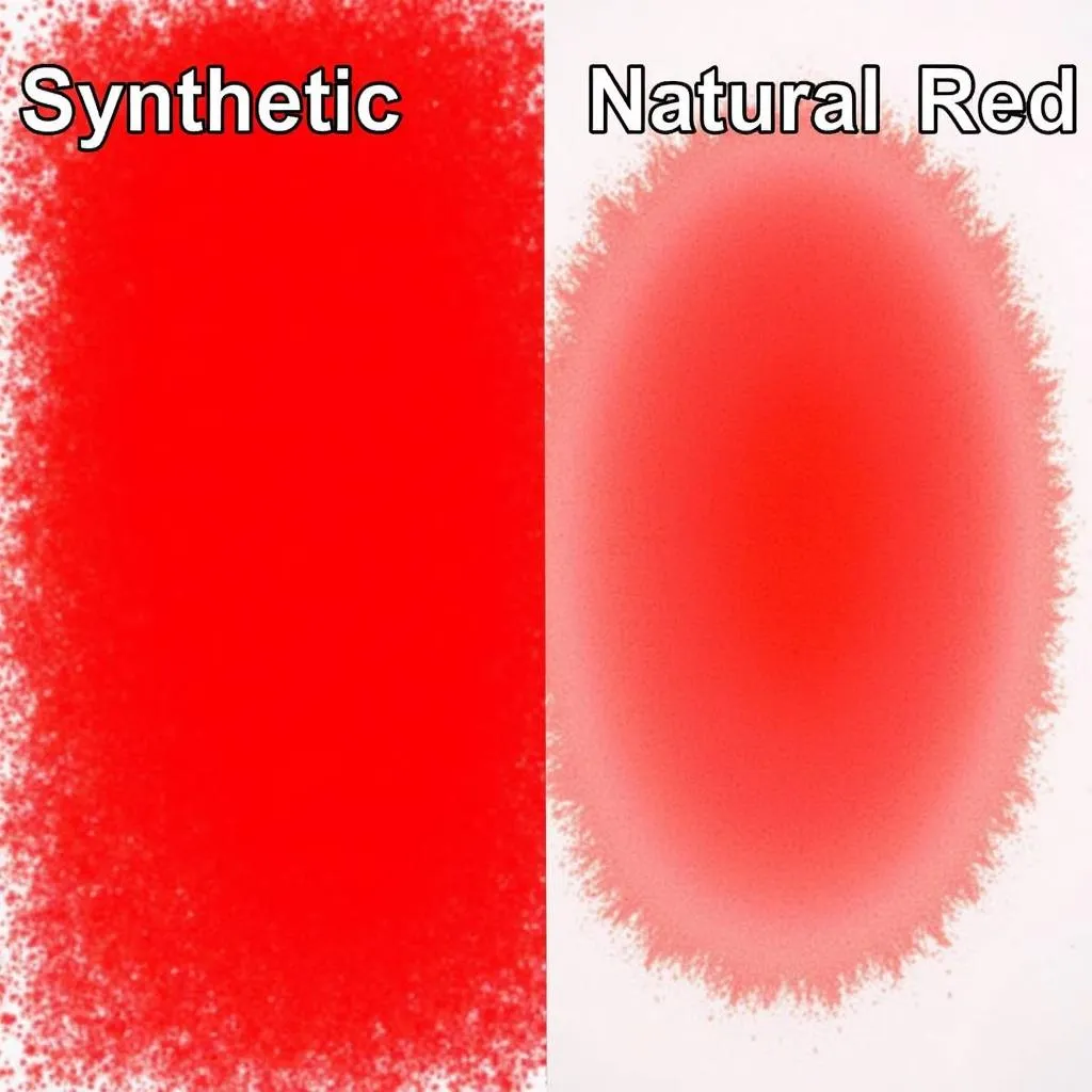 Comparing Synthetic and Natural Red Food Coloring