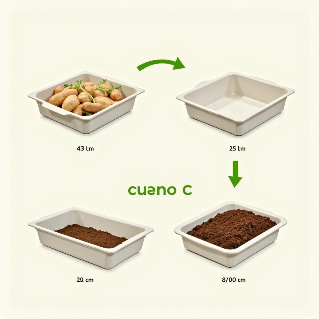 Composting Process of Compostable Food Trays