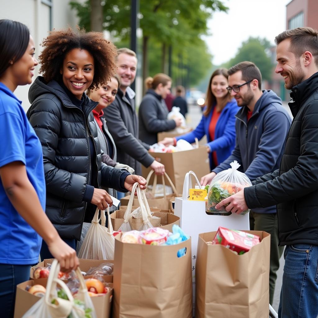 Food Bank Distribution in Conway