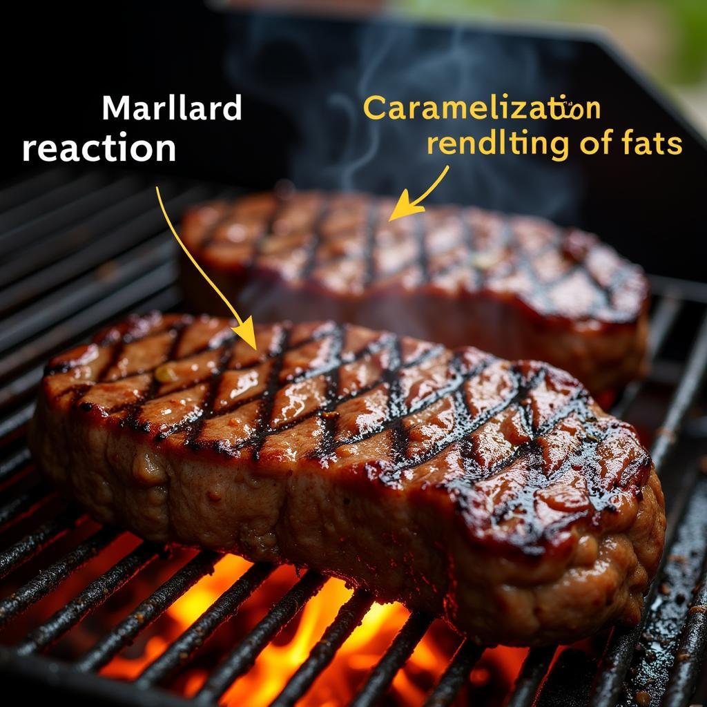 Cooking Steak: Chemical Reactions