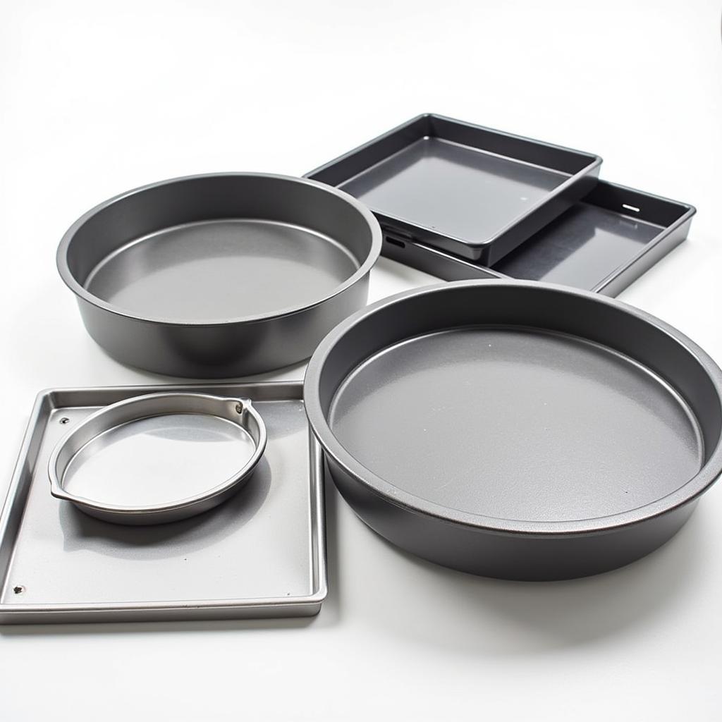 Various types and sizes of cooling trays