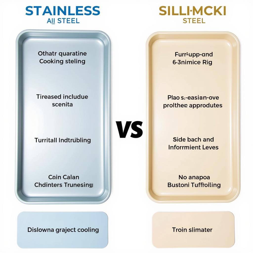 Different types of cooling trays