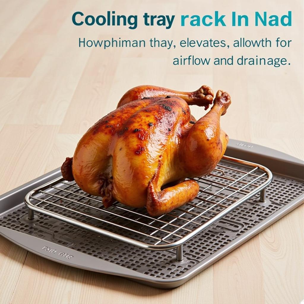 Cooling trays for meat and poultry