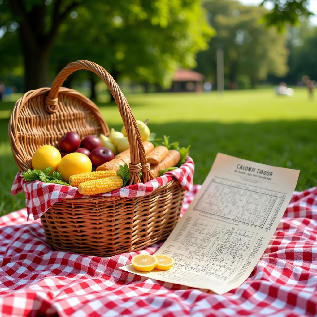 Corn Picnic Food Crossword Puzzle