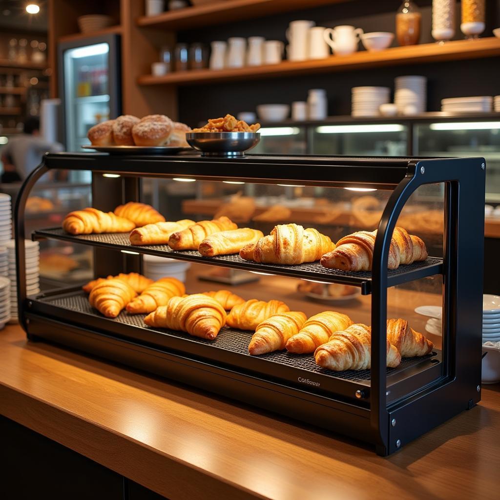 Countertop Hot Food Display Warmer in Bakery