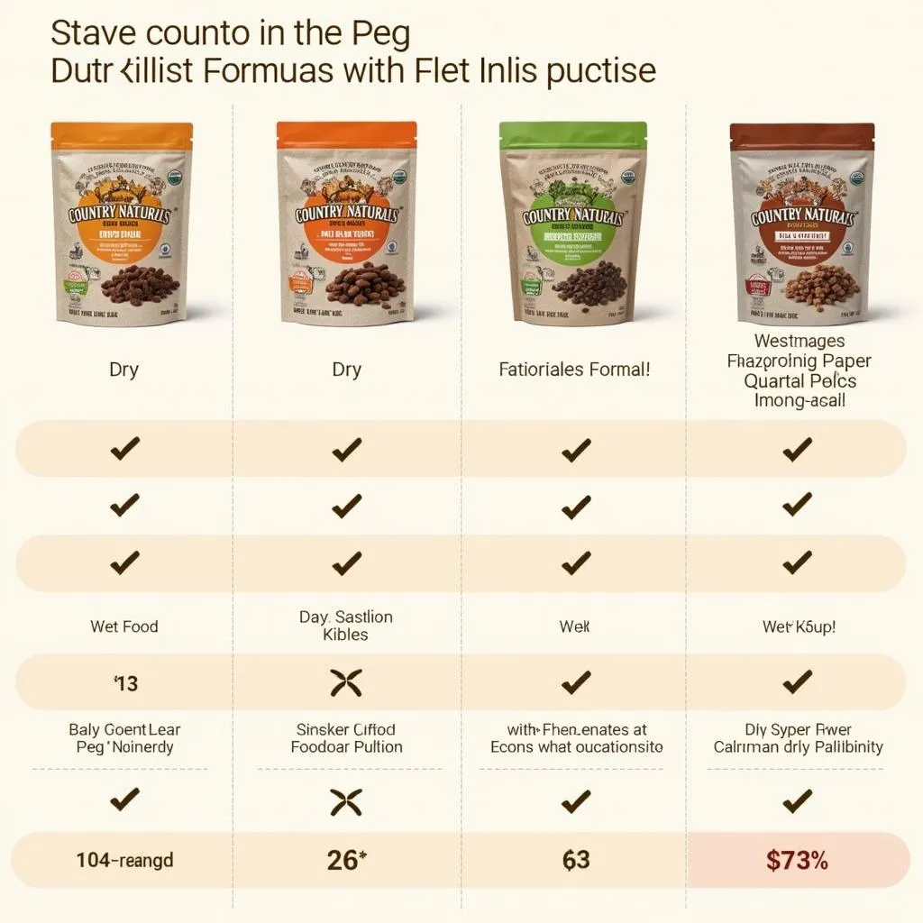 Country Naturals Dry and Wet Cat Food Formulas