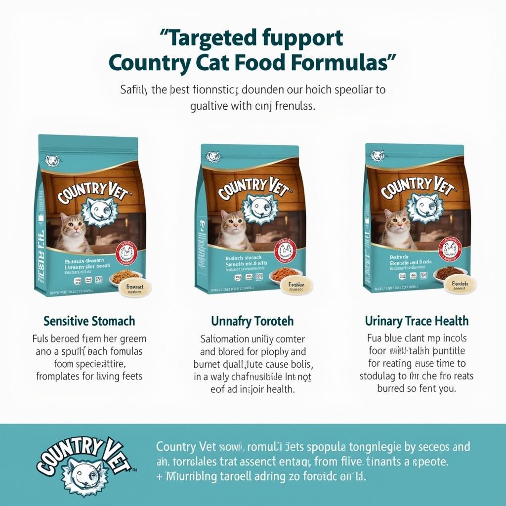 Specialized Country Vet Cat Food Formulas