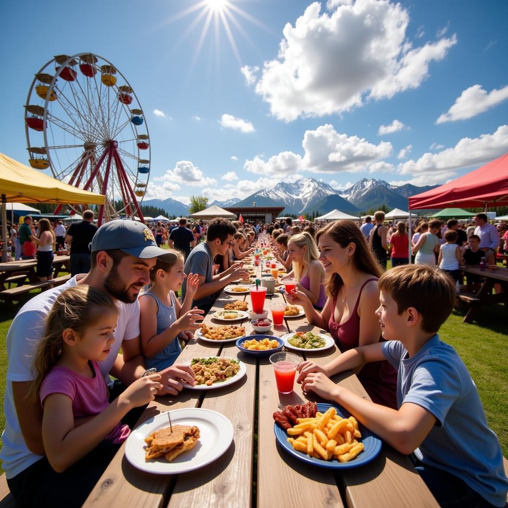 Festive Atmosphere at the Alaska State Fair