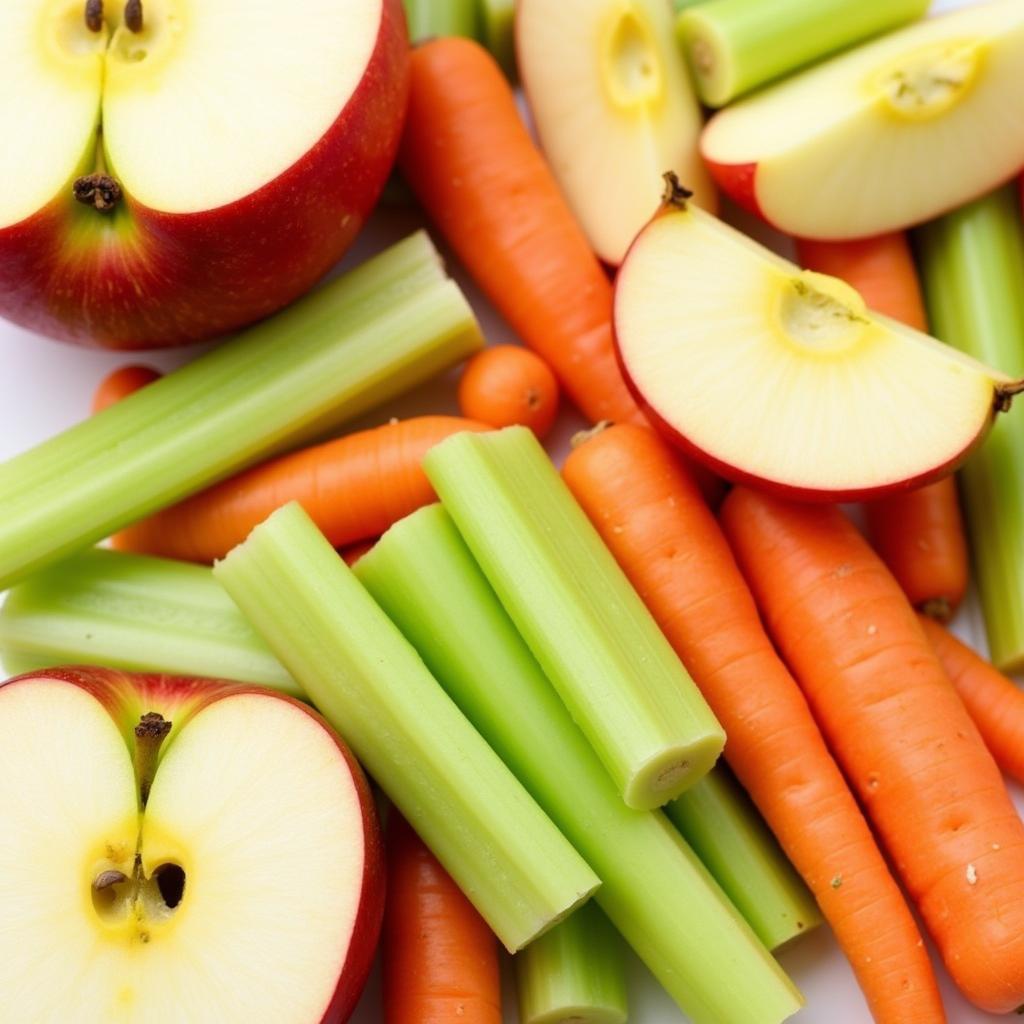 Crunchy Fruits and Veggies for White Teeth