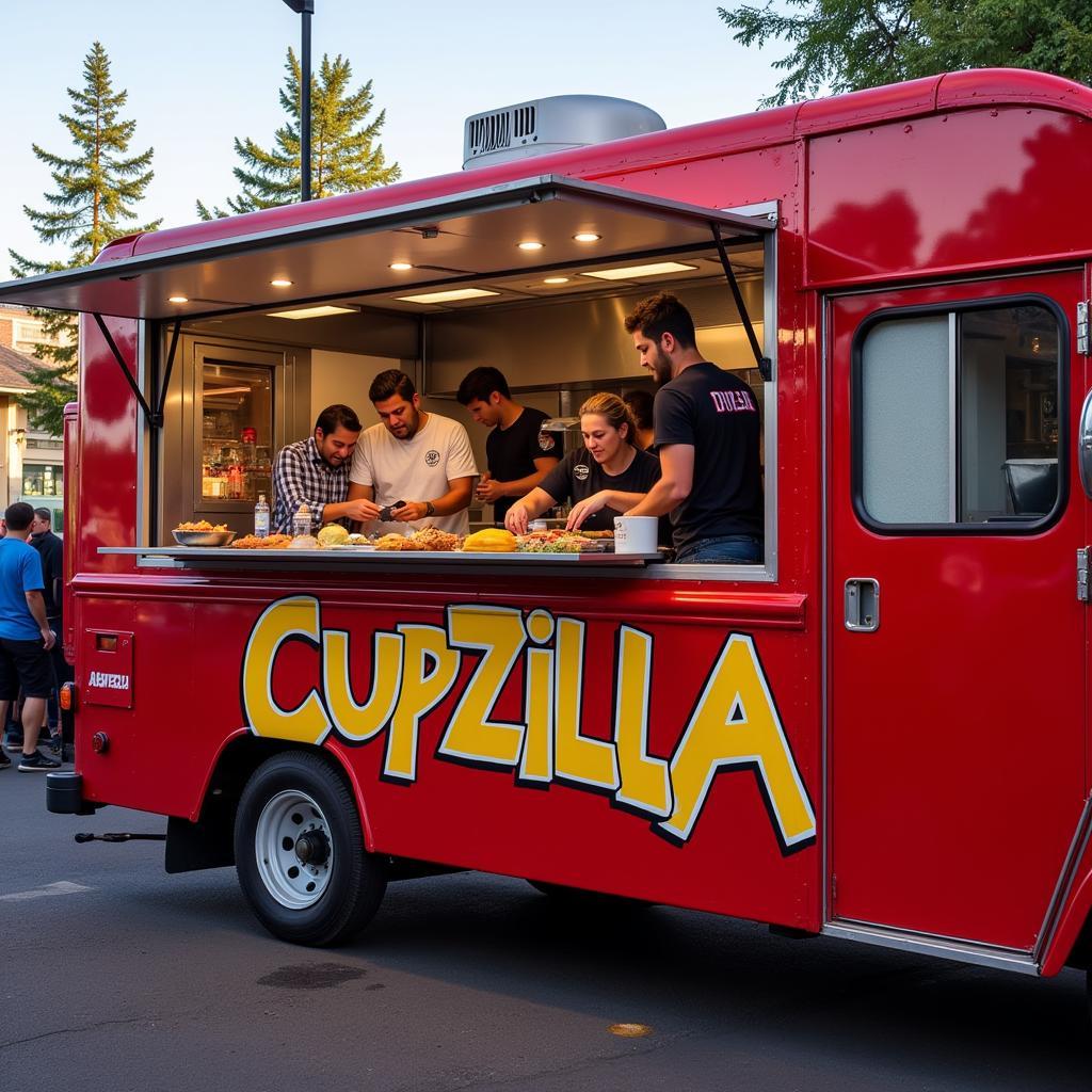 Cupzilla Food Truck parked at a local event