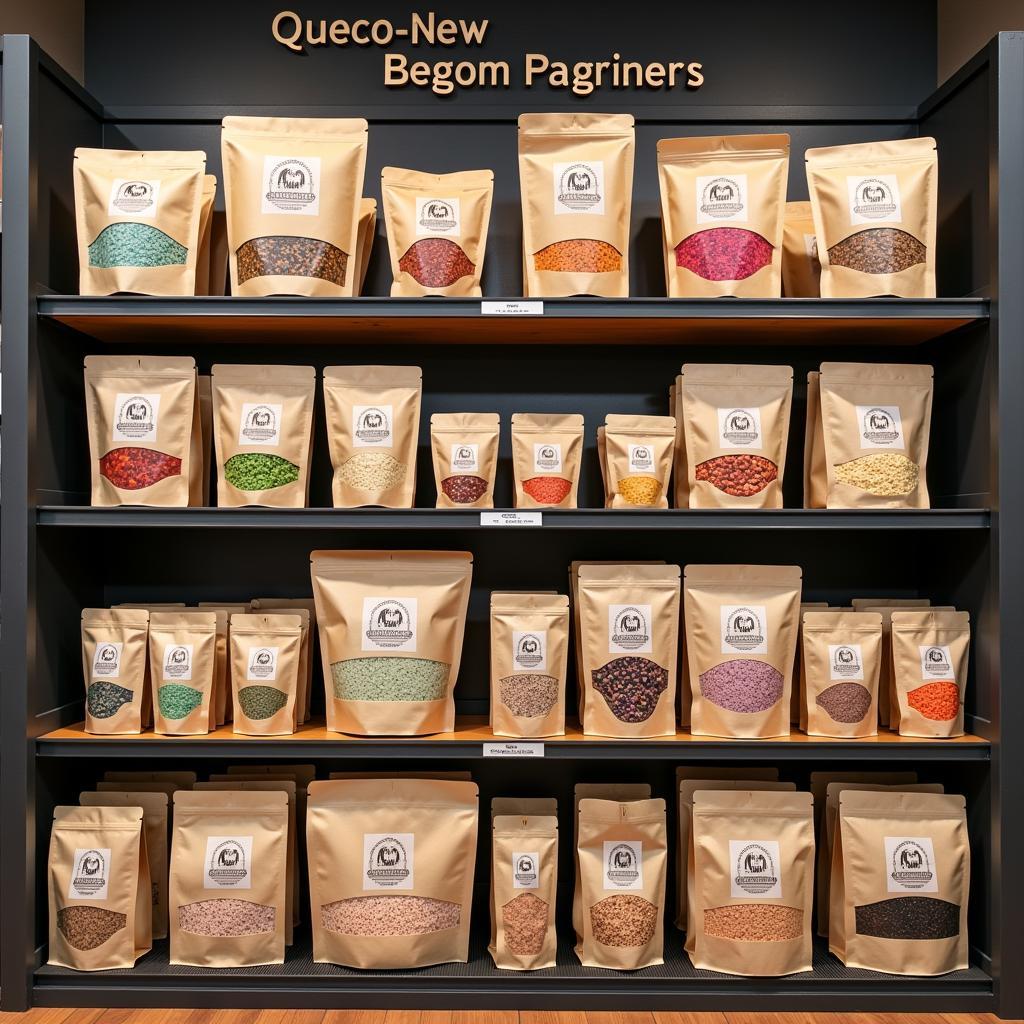 Custom Food Bags Retail Display