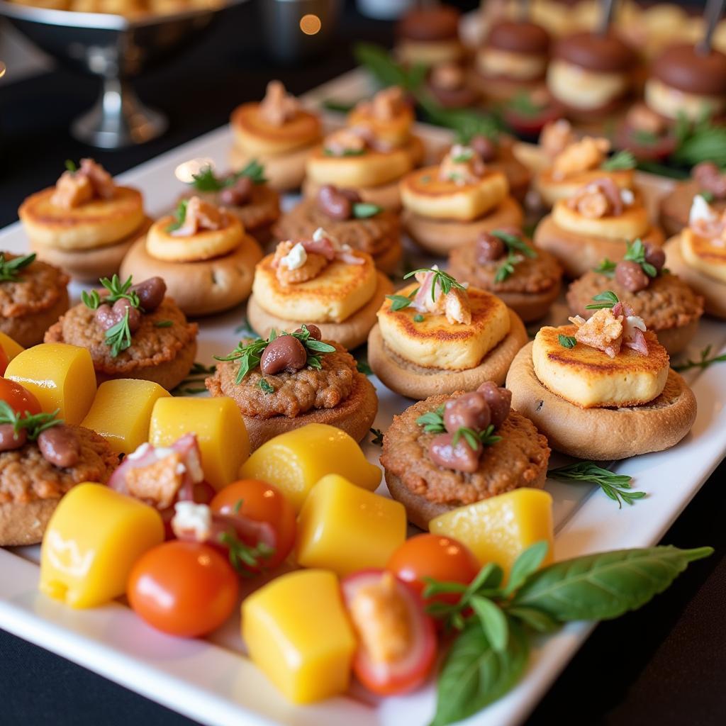 Dallas Wedding Finger Food Catering Display