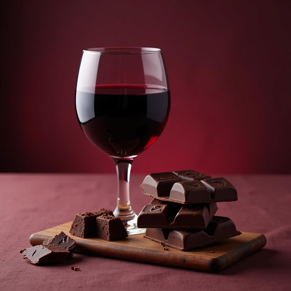 Dark chocolate and Petit Verdot wine pairing