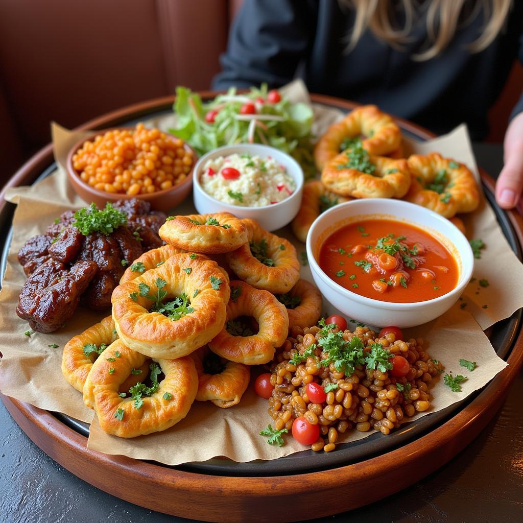 Date and Nut Stuffed Wadi Food Platter