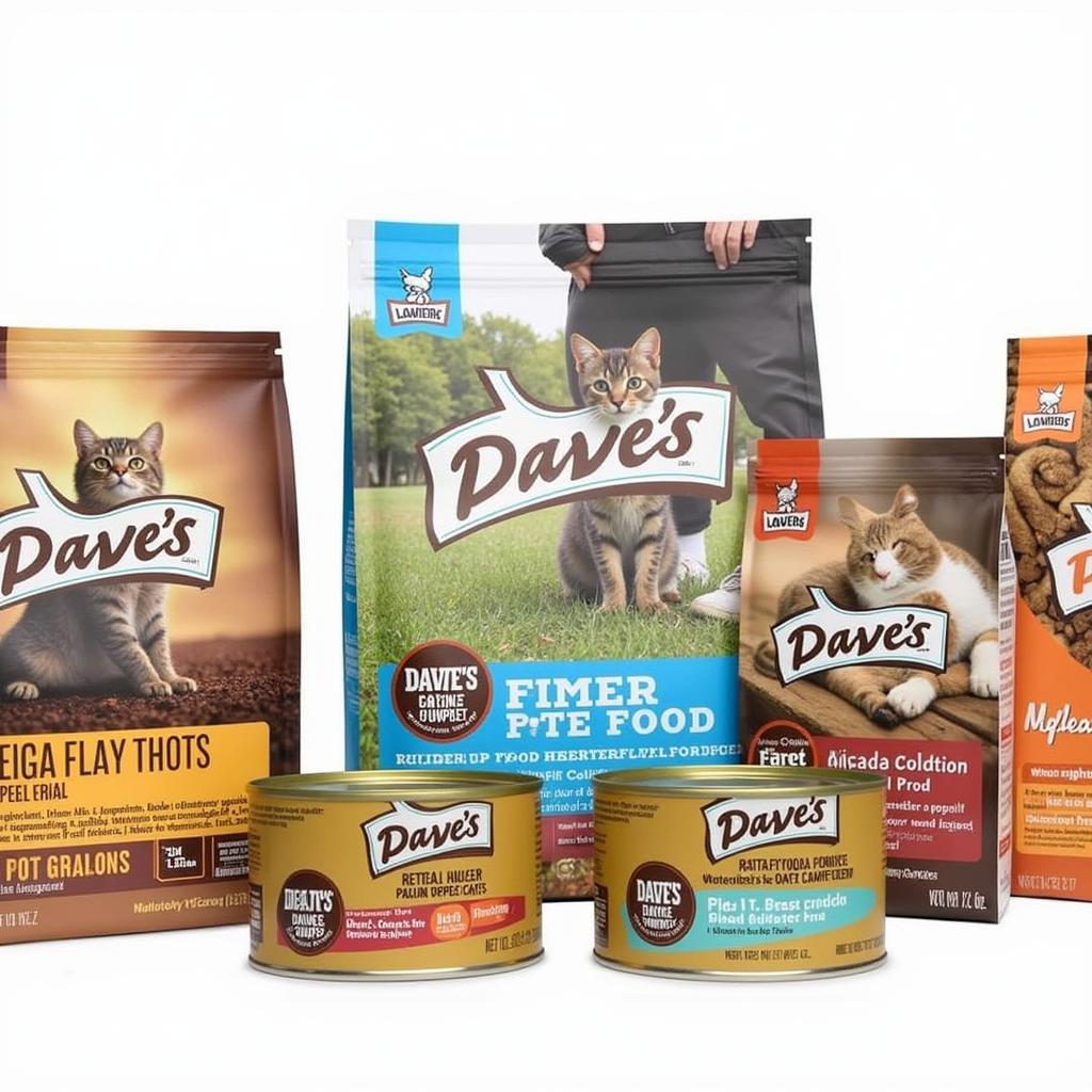 Dave's Cat Food Product Line