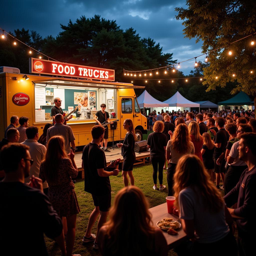 Live Music and Entertainment at a DC Food Truck Festival