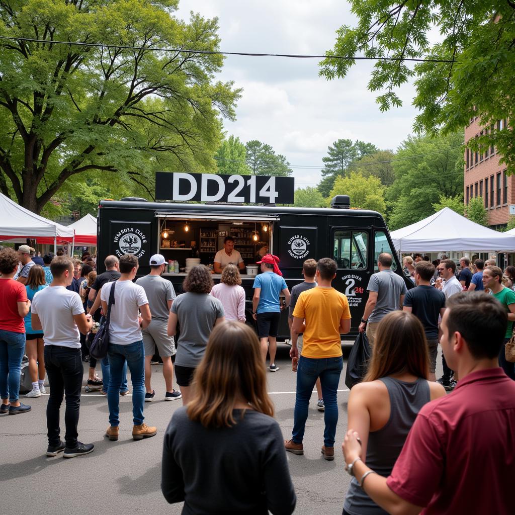 dd214 food truck at local event