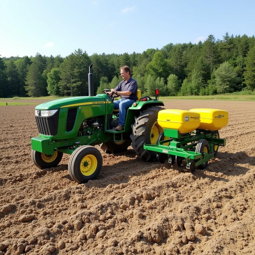 Preparing a food plot for planting