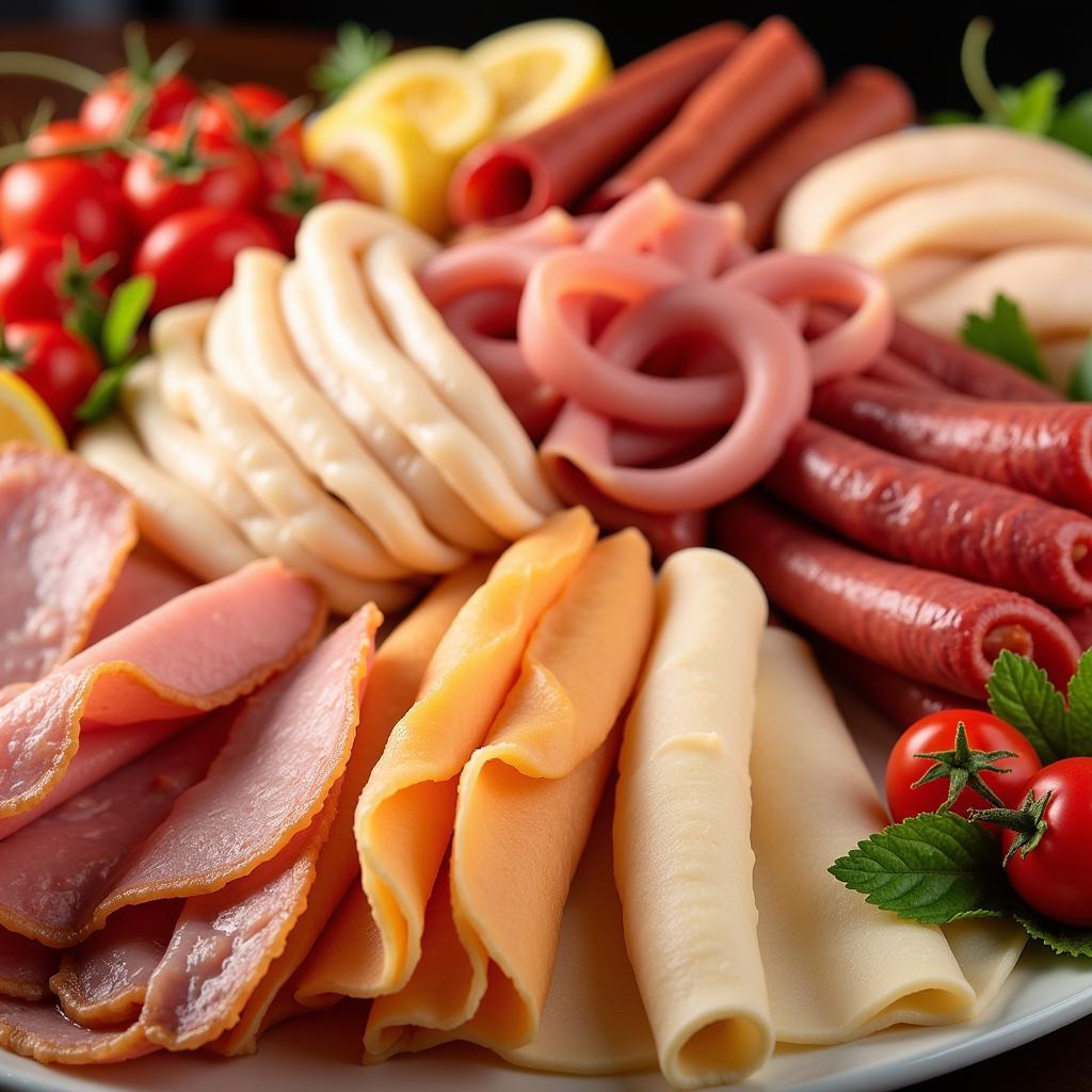 Assortment of Plumrose Deli Meats