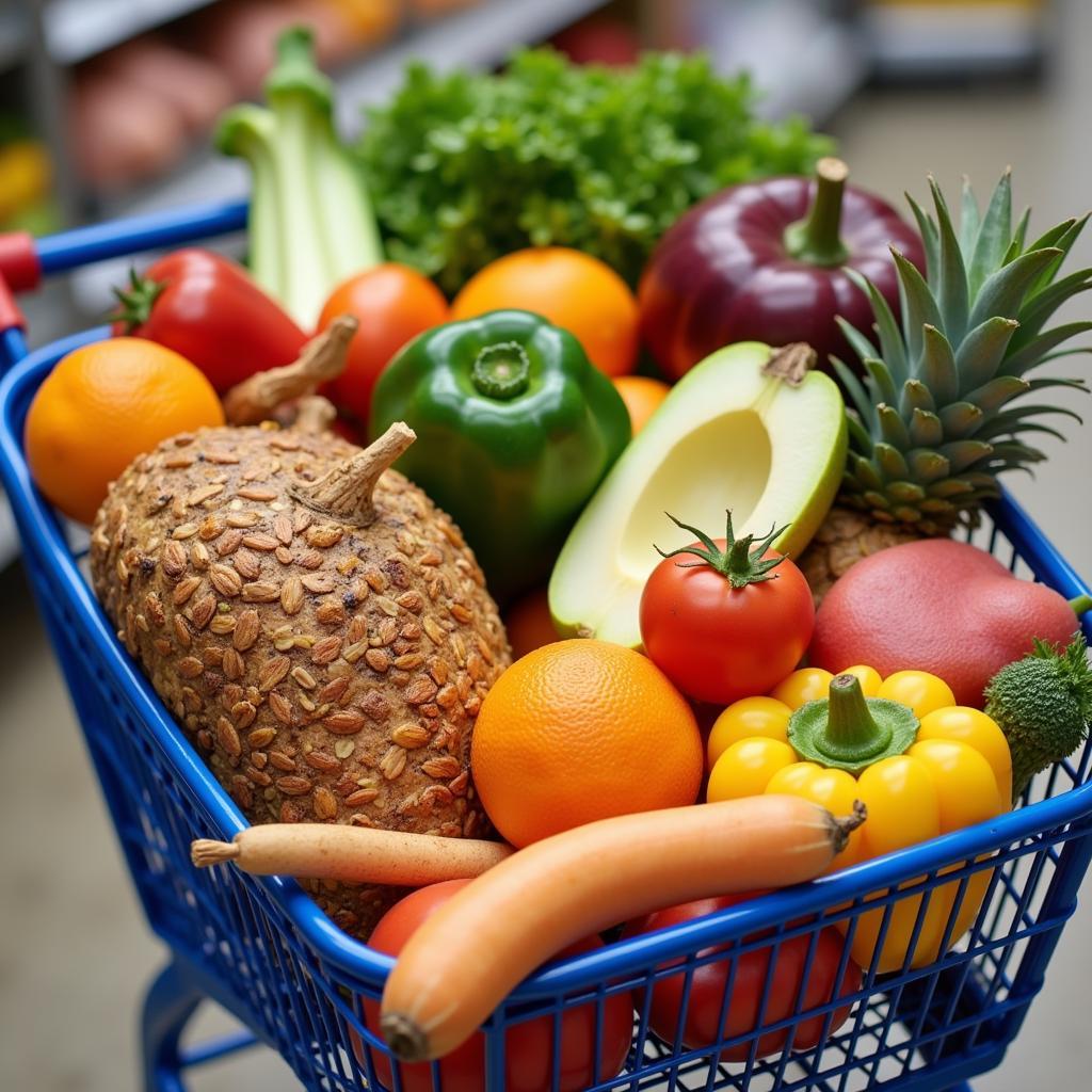 Diabetic Food Shopping Cart