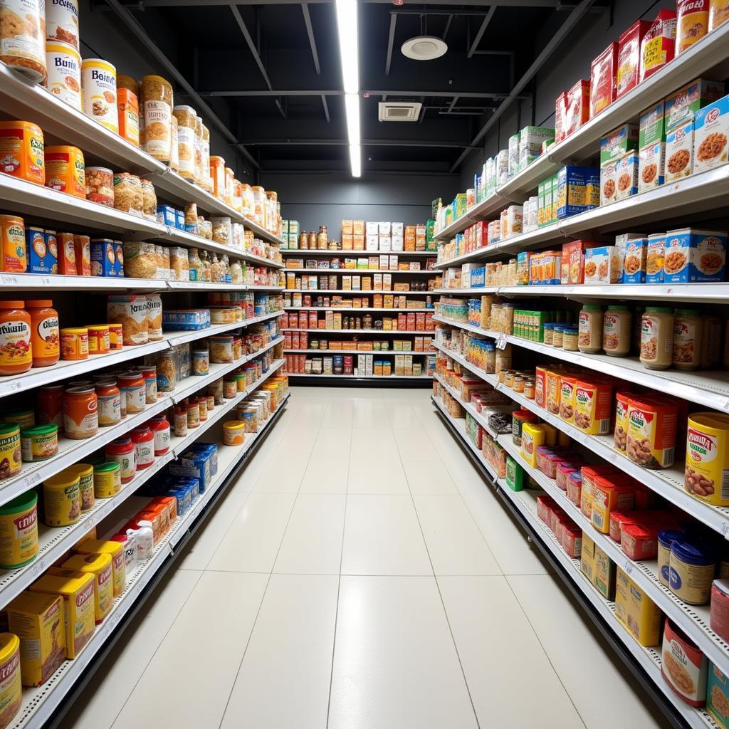 Diabetic Food Store Aisle