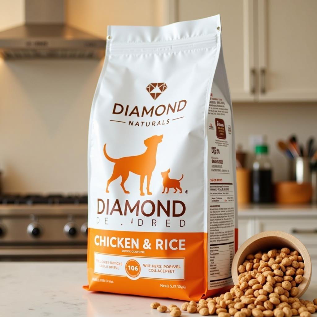 Diamond Naturals Chicken & Rice Dry Dog Food Bag