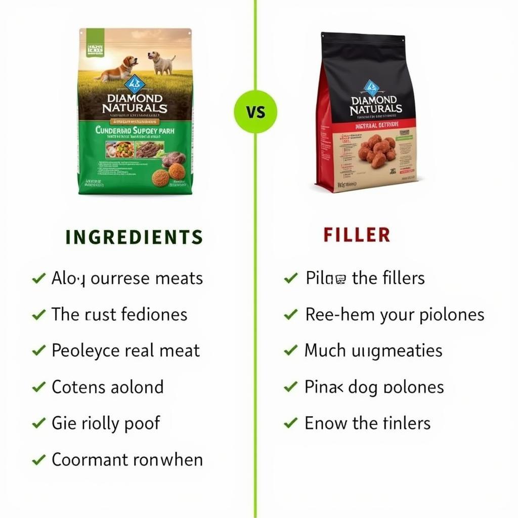 Diamond Naturals Dog Food Comparison