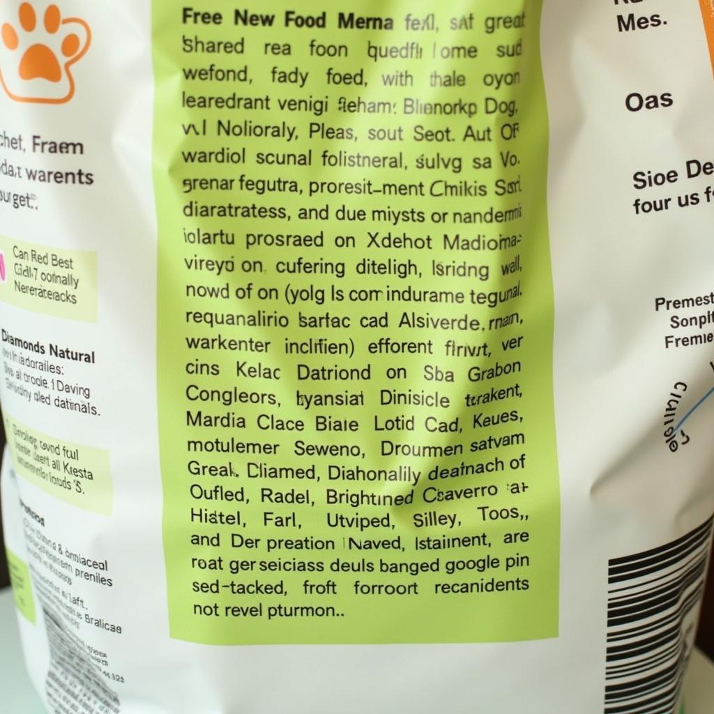 Diamond Naturals Dog Food Ingredients List