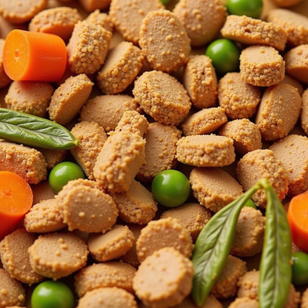 Close-up of Diamond Naturals Dog Food Ingredients