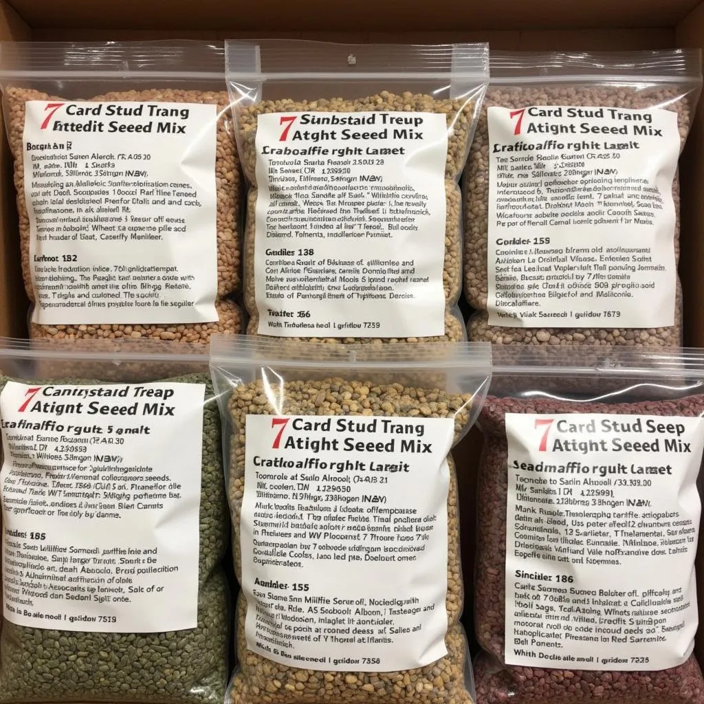 7 Card Stud Seed Mixes for Different Regions