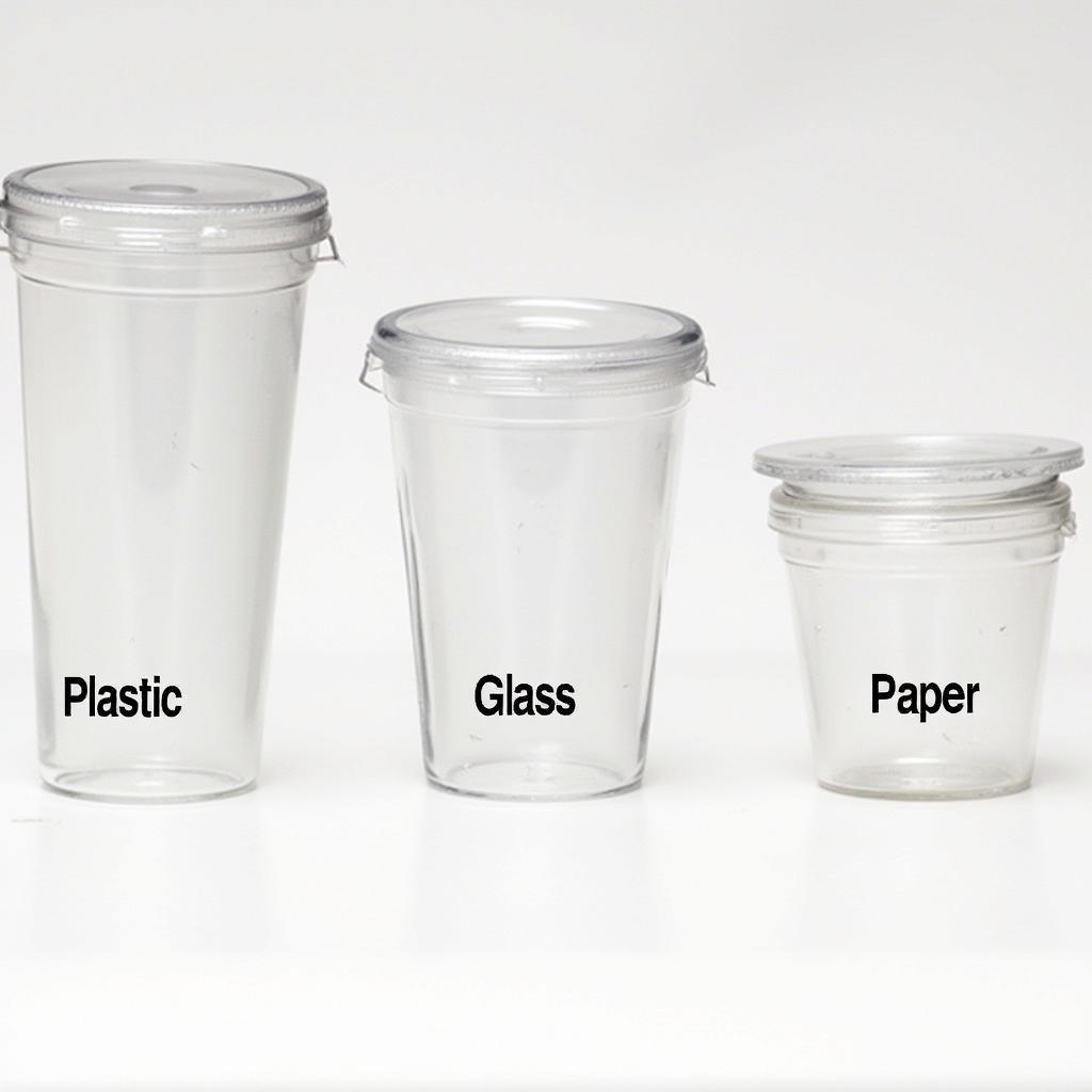 Food Containers in Various Materials