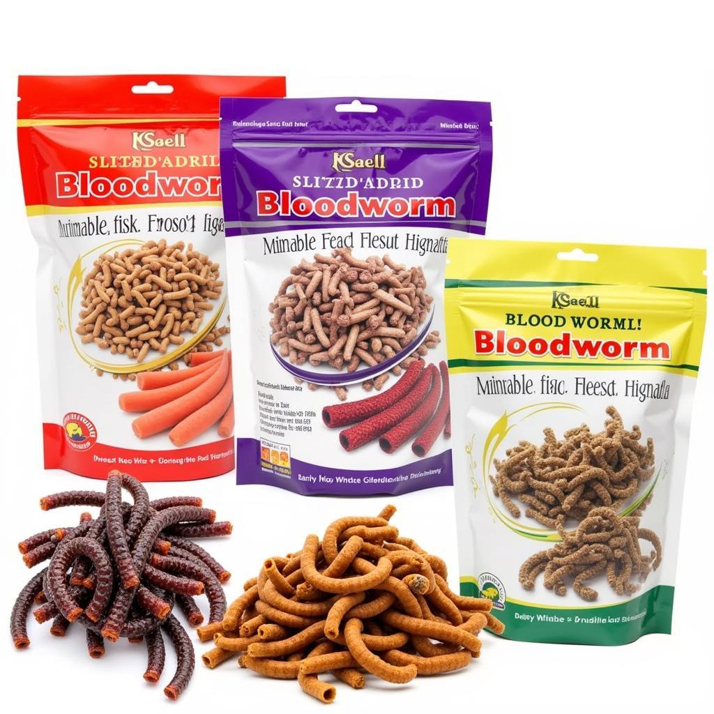 Different Types of Bloodworm Fish Food